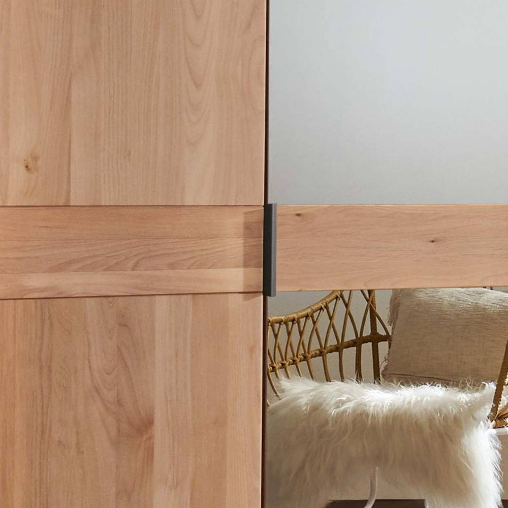 216 cm hoher Kleiderschrank mit sieben Türen - Murray