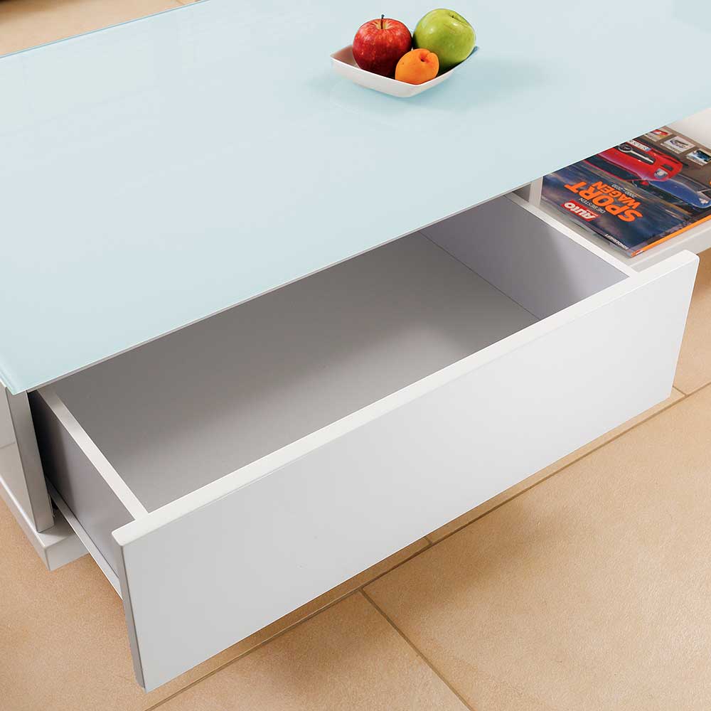 120x36x60 Stauraum Couchtisch mit Sockelgestell - Tephania