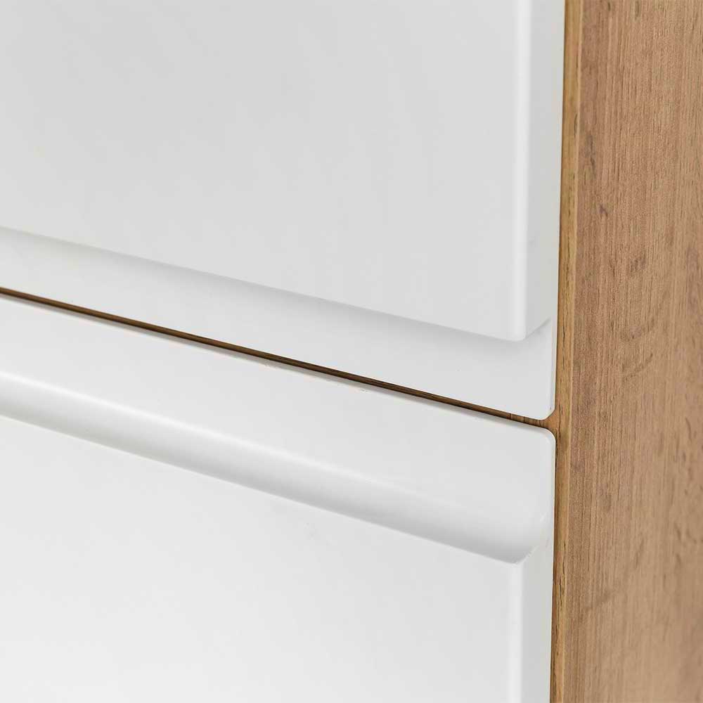 Waschtisch mit Spiegelschrank fürs Bad - Eight (zweiteilig)