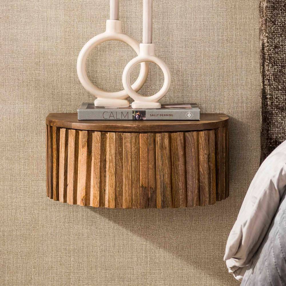 Wand-Nachtkonsole in halbrundem Design - Coimbra