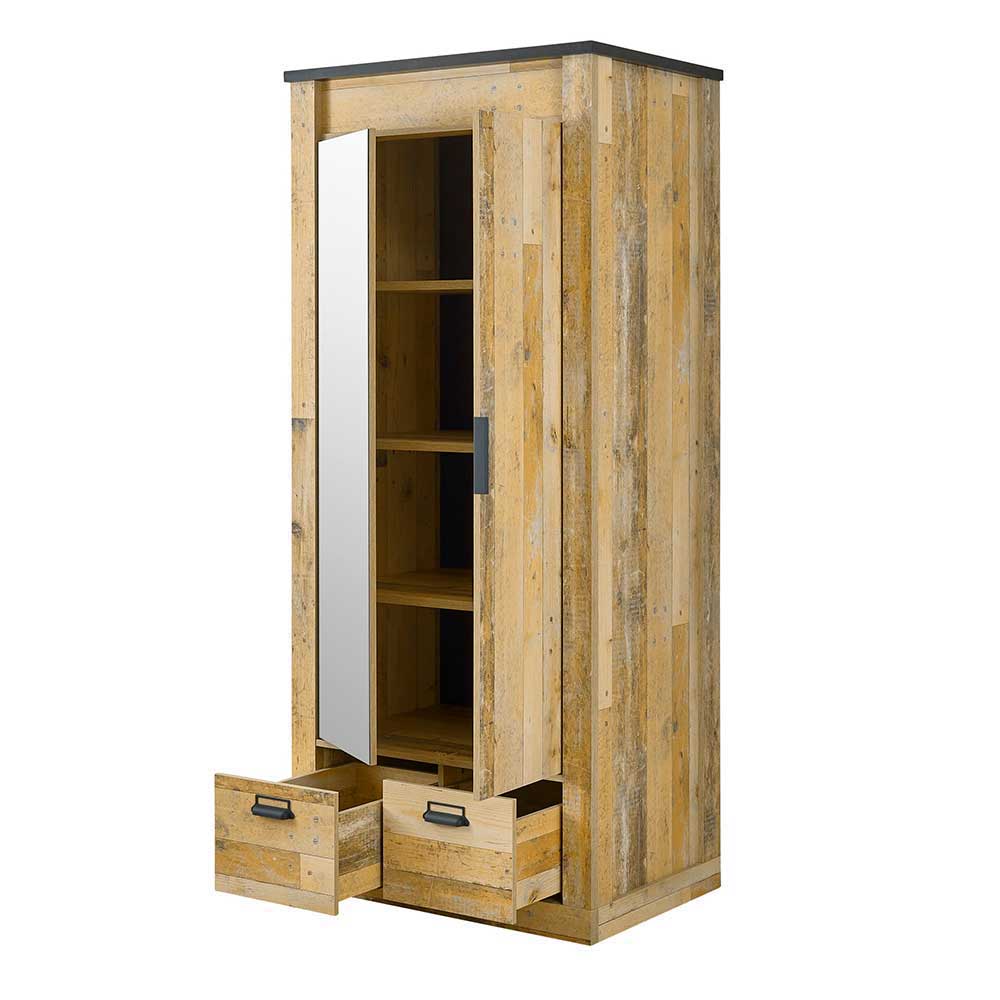 Komplett Schlafzimmer mit Einzelbett - Naiavio (vierteilig)