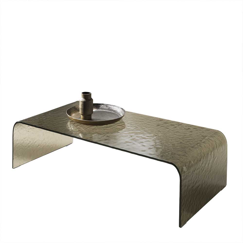Design Couchtisch aus Strukturglas - Jula