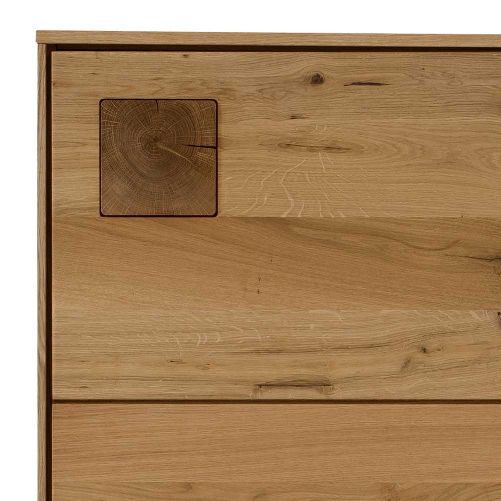 Wohnzimmerschrank aus Wildeiche massiv - Millena