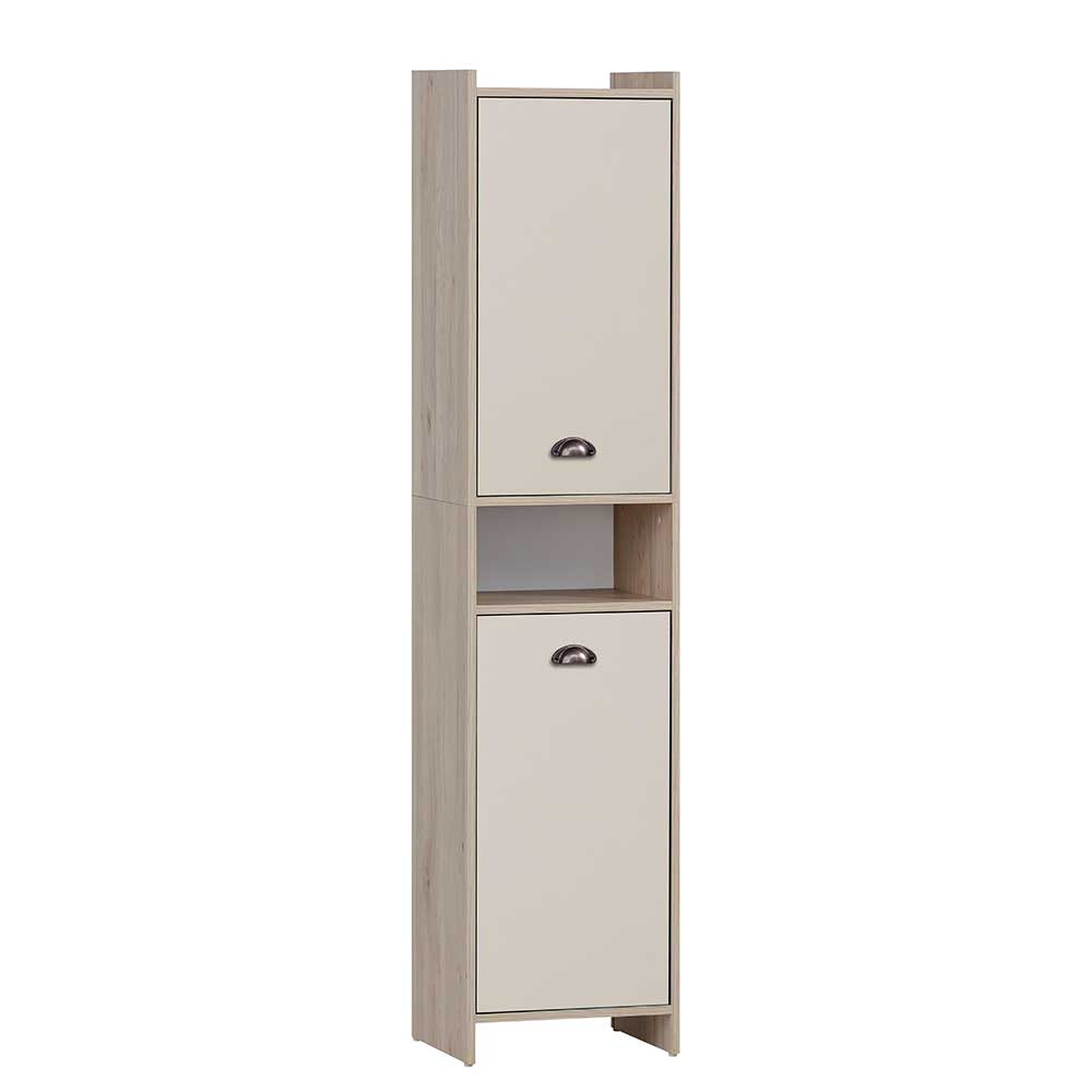 Badezimmer Hochschrank mit zwei Türen und Fach - Togban