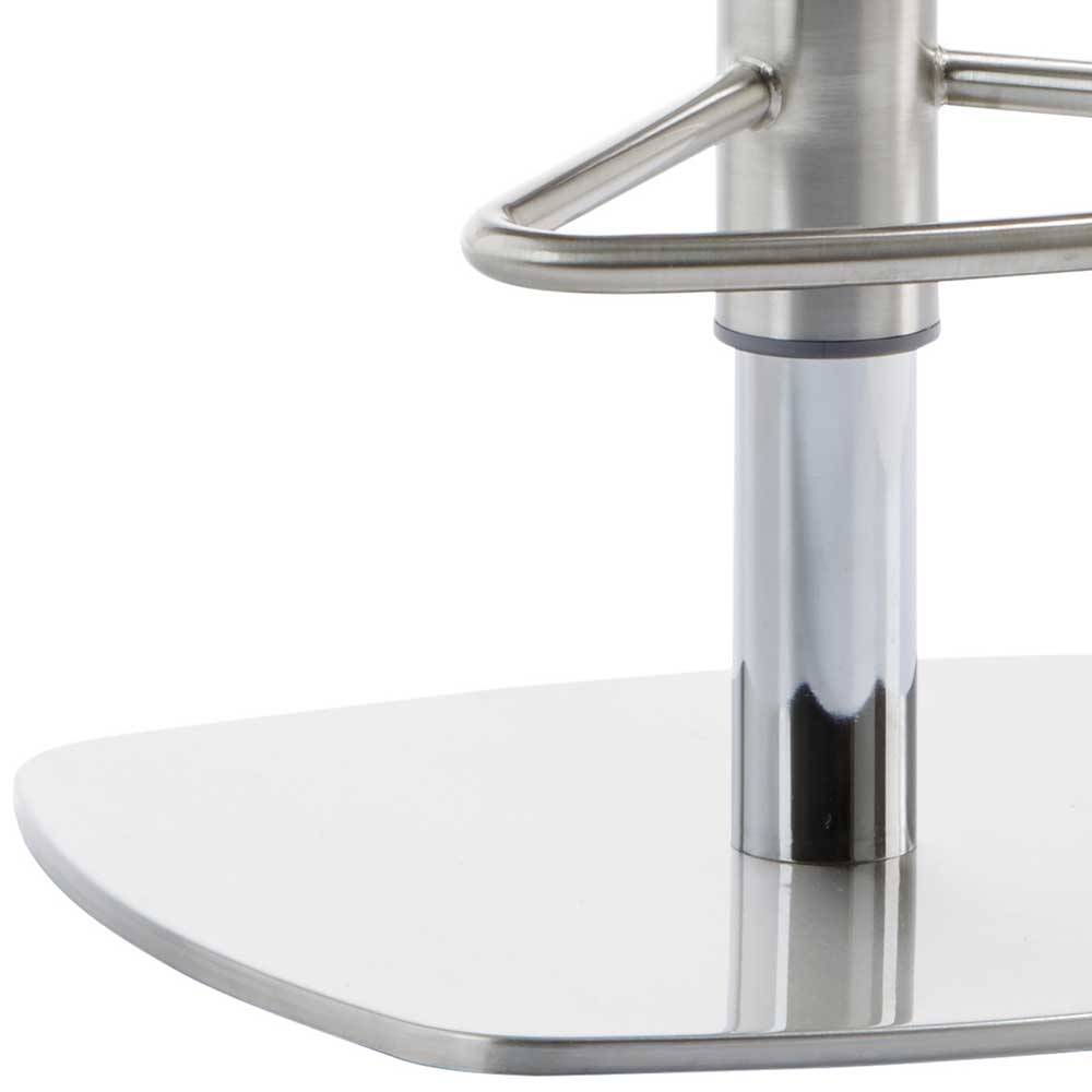 Designer Barhocker mit Lehne in Anthrazit - Huesca