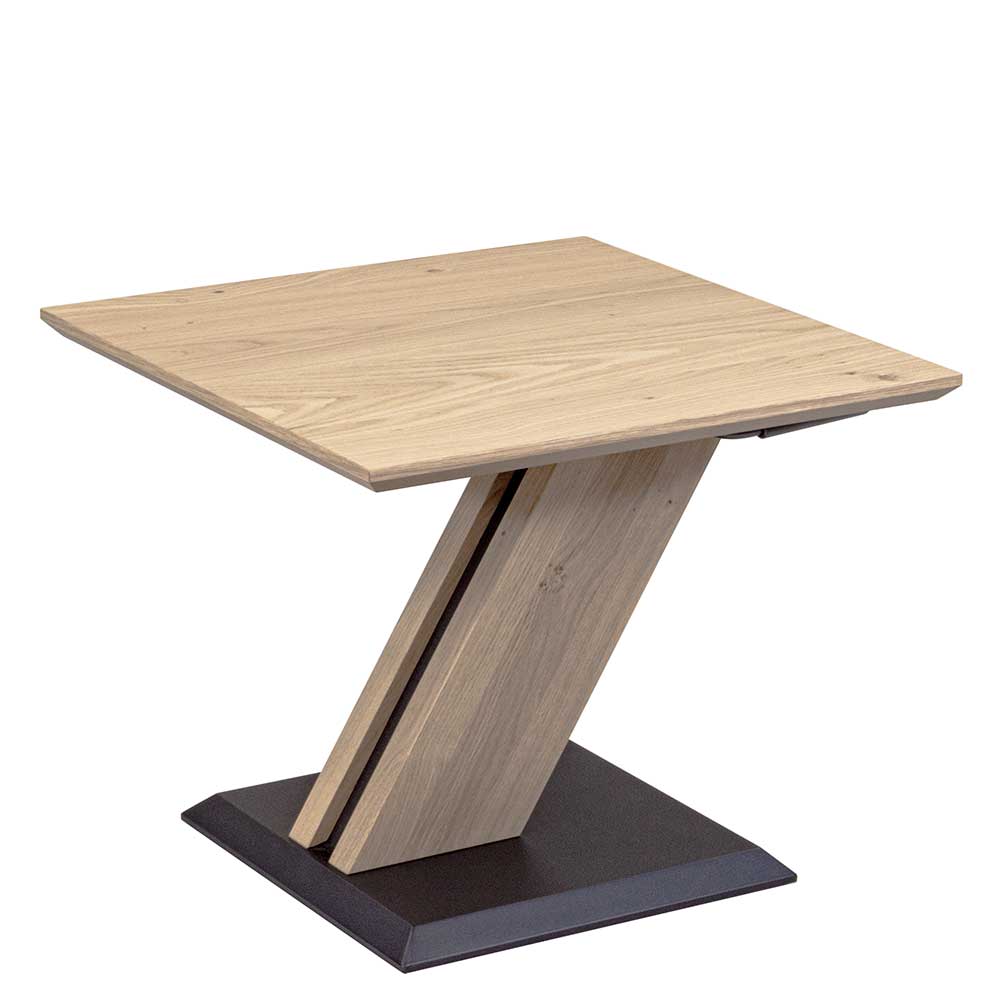 Beistelltisch im Z-Design in Wildeiche Bianco Furnier - Finesto