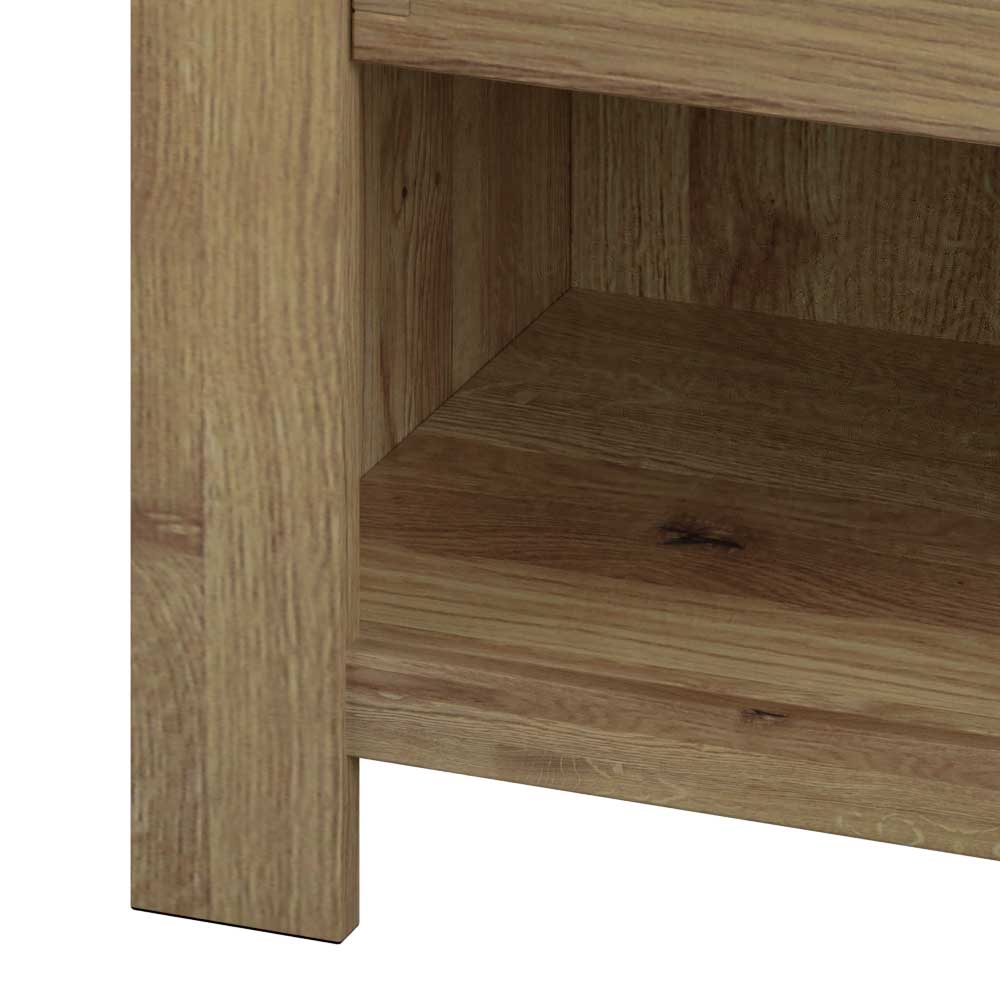 Doppelbett aus Asteiche teilmassiv - Riostar