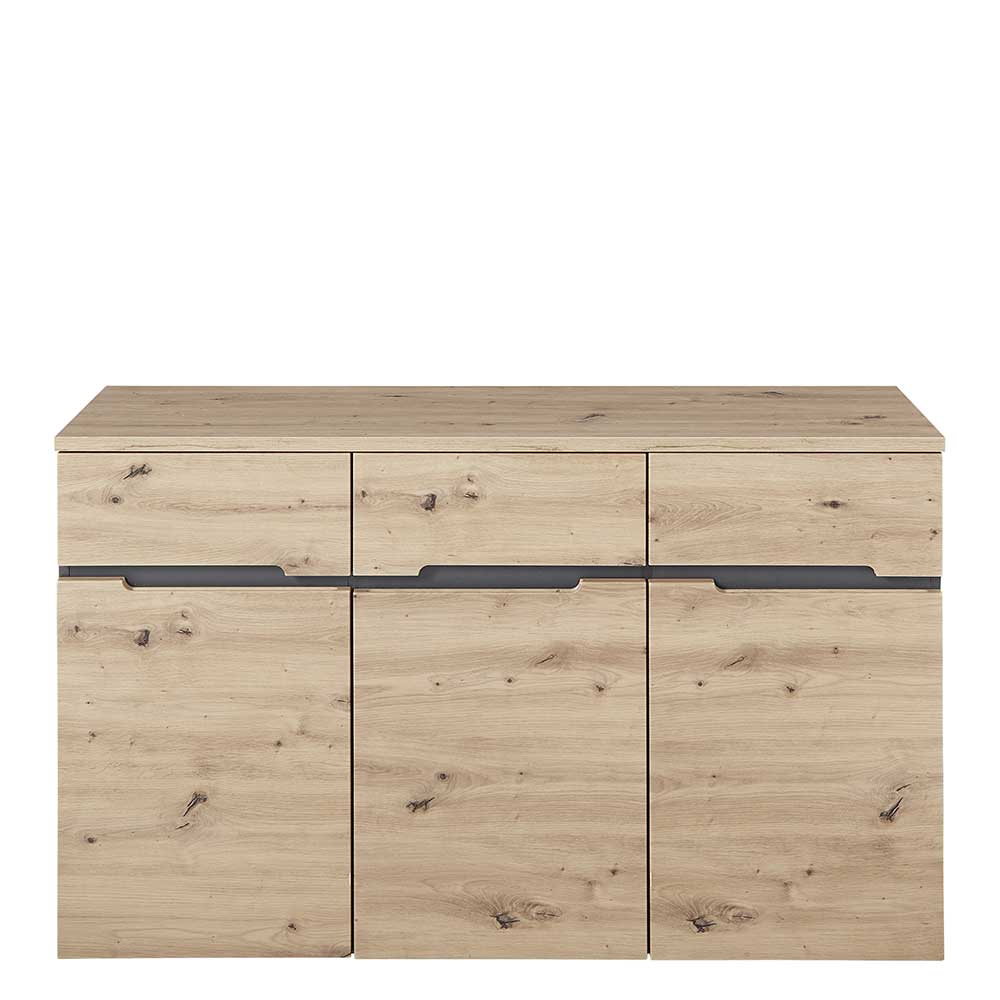 Moderne Kombikommode in Wildeiche NB - Kuetra