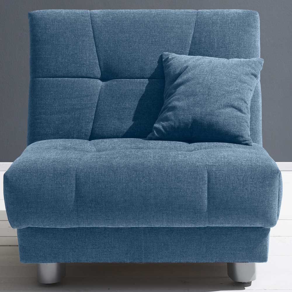 Velours Sessel mit Schlaffunktion - Naharas