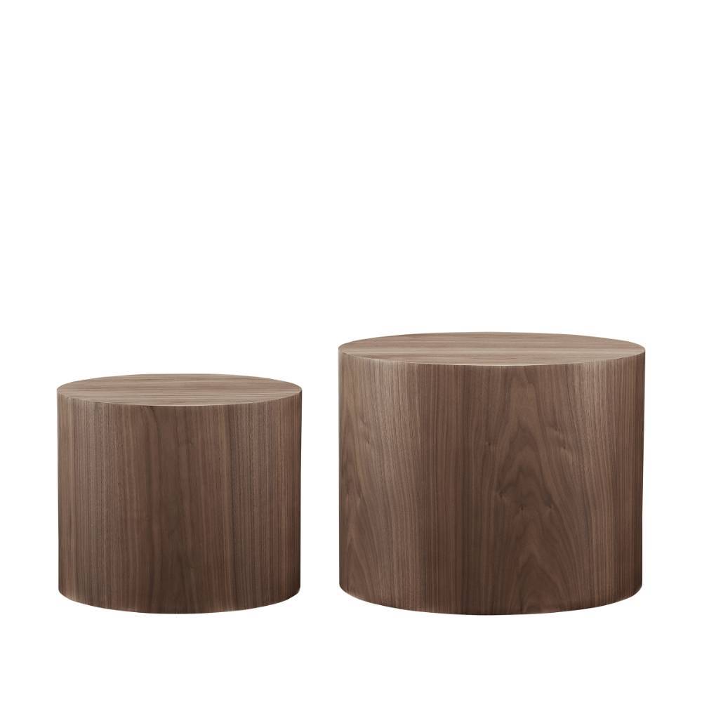 Sofatisch Duo mit Walnuss Furnier - Lajasa (zweiteilig)