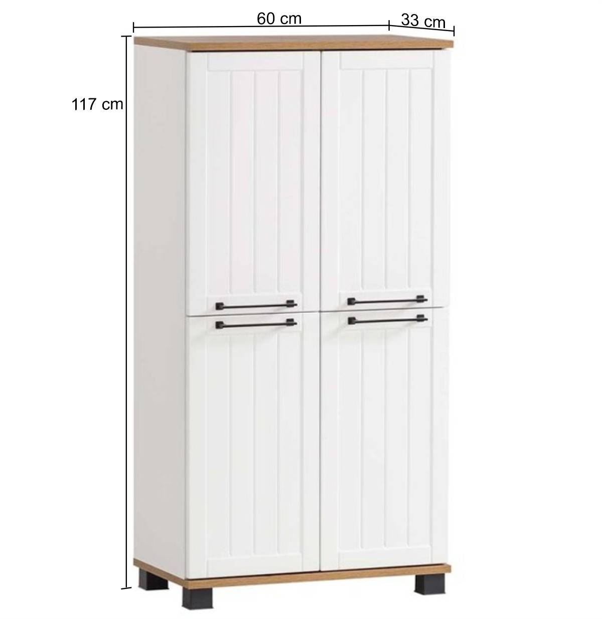 Badezimmer Highboard im Landhausstil - Goliat