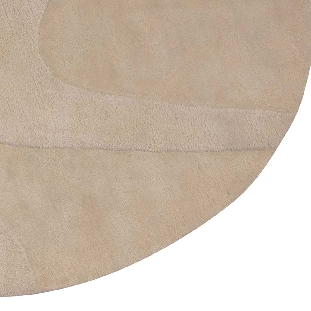 Kurzflor Teppich mit Hoch Tief Struktur - Menorva