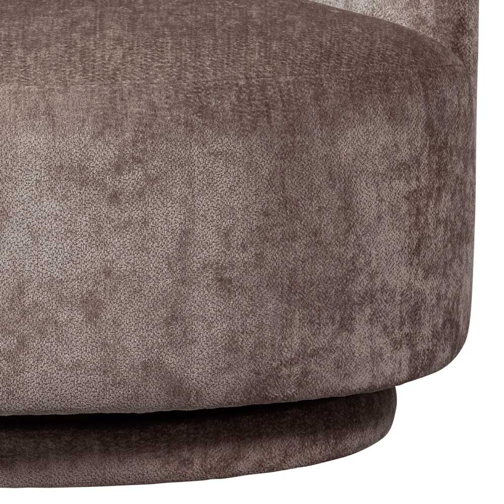 Polstersessel in Taupe Chenille - Fridelia