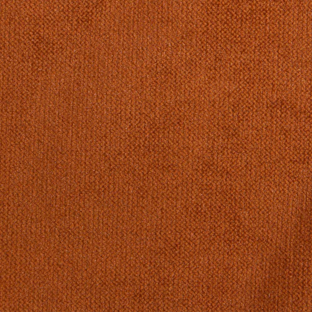 Frei stellbares 3-Sitzer Sofa Retro Naryon mit Samt Rostbraun