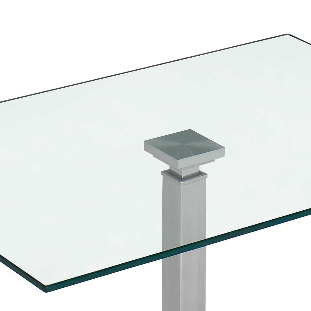 Wohnzimmer Glastisch durch Körperdruck verstellbar - Boro
