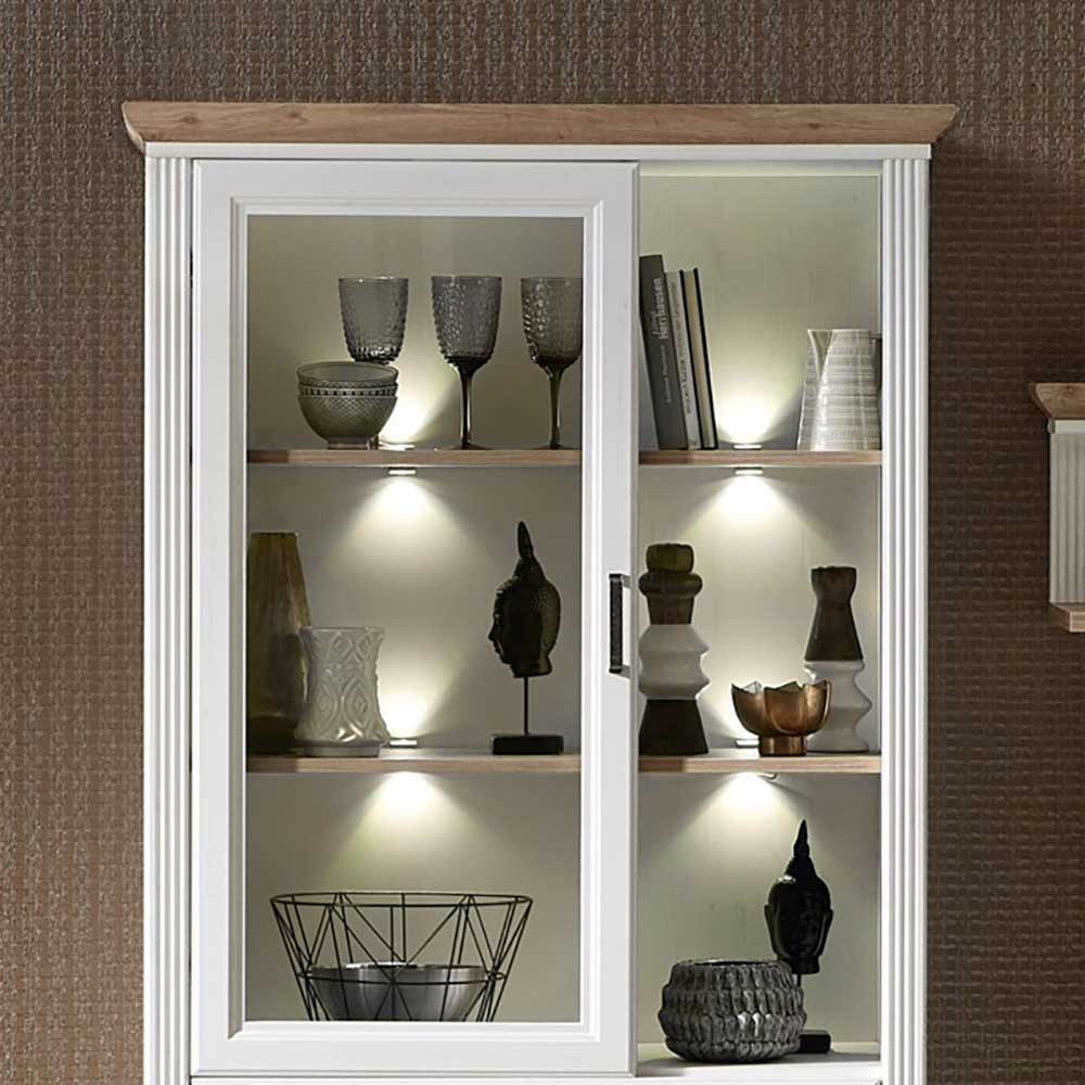 Beleuchtetes Landhaus Wohnmöbel Set - Sinolita (zweiteilig)