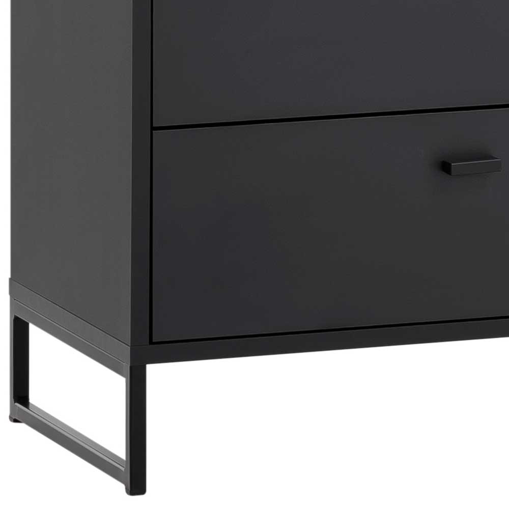 60x104x33 Hochkommode in Schwarz - Anderian