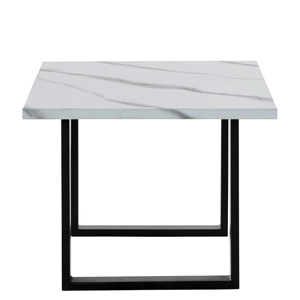 Wohnzimmer Tisch in Marmor Optik Weiß-Grau - Katris