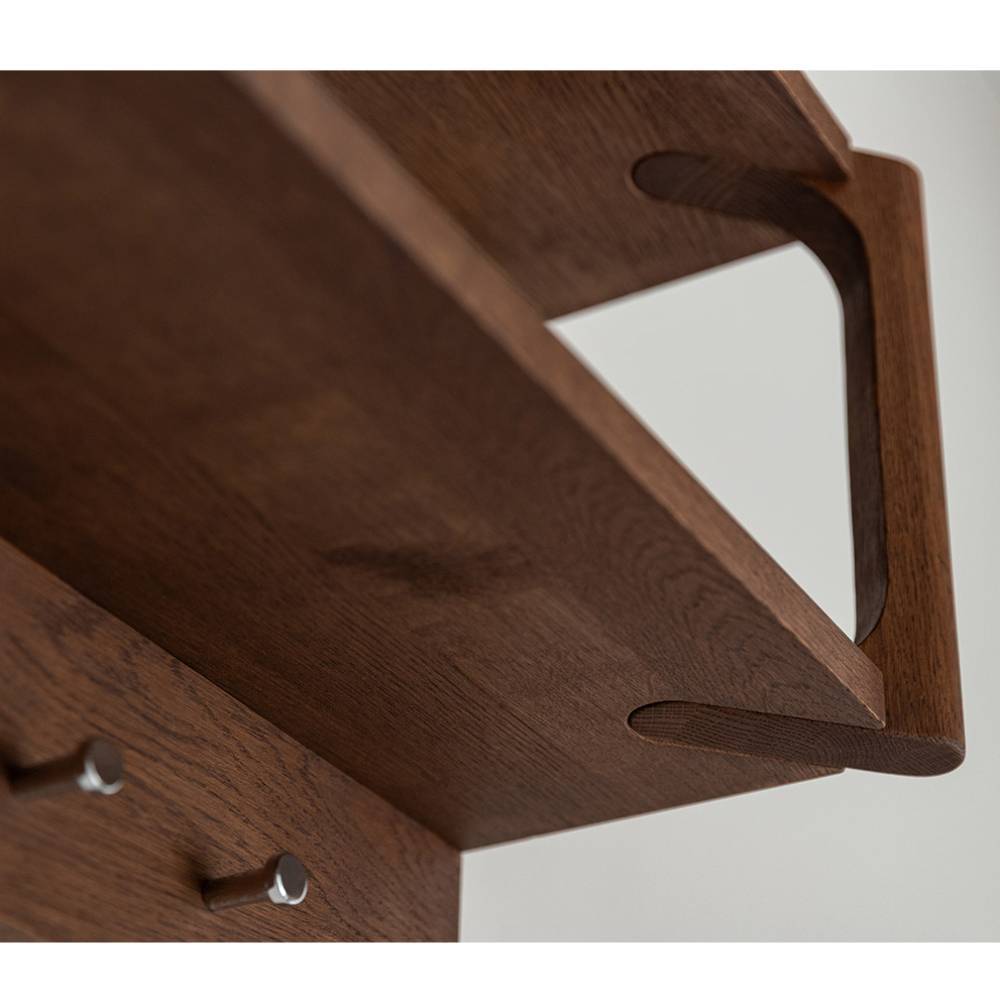 83cm Hängegarderobe in Eiche Tabacco - Gianus