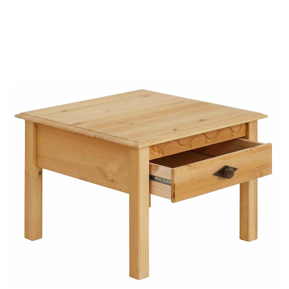 60x60 Landhaus Couchtisch geölt & gebeizt - Ondarroa