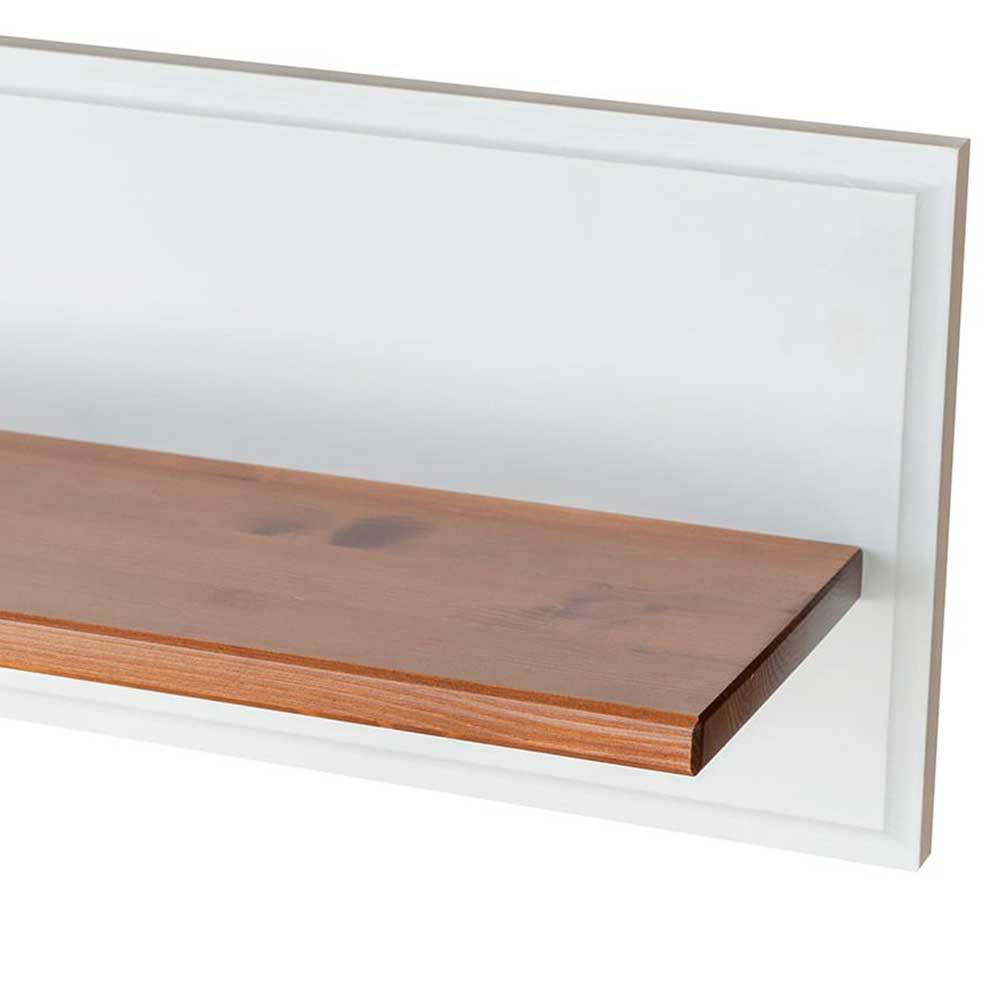Wandboard in Weiß und Kiefer - Varicano