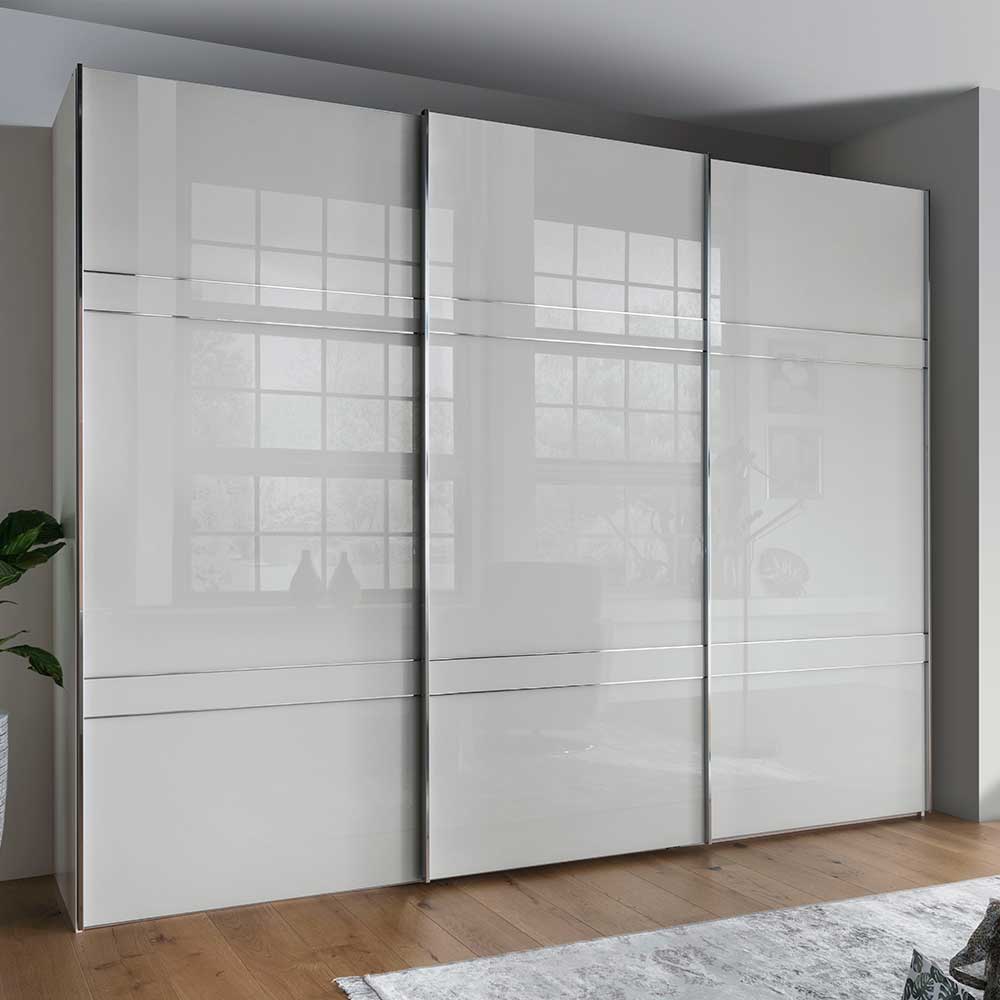 Schwebetüren Kleiderschrank mit Glas Front - Ekino