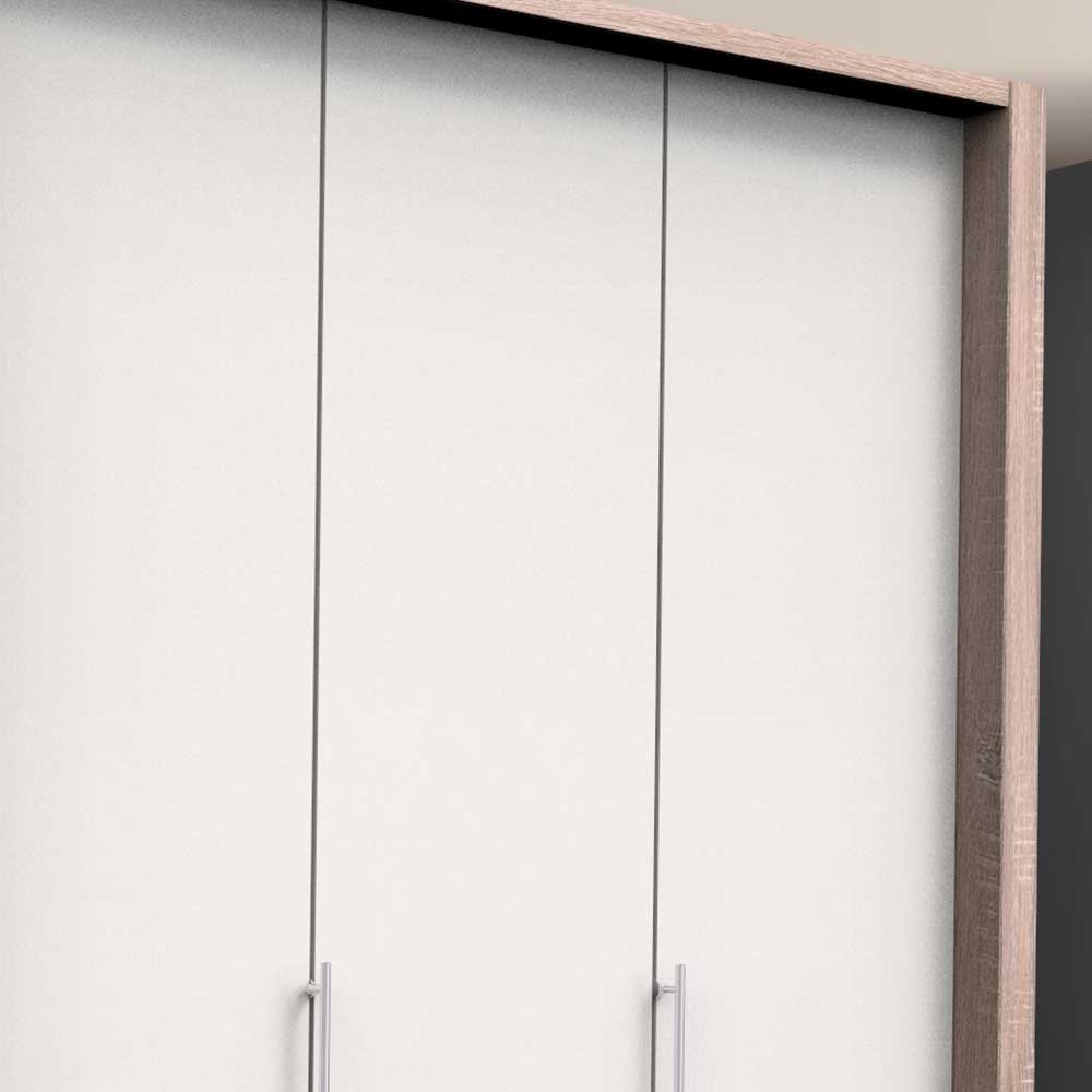 Weißer Kleiderschrank Made in Germany - Vaclyn