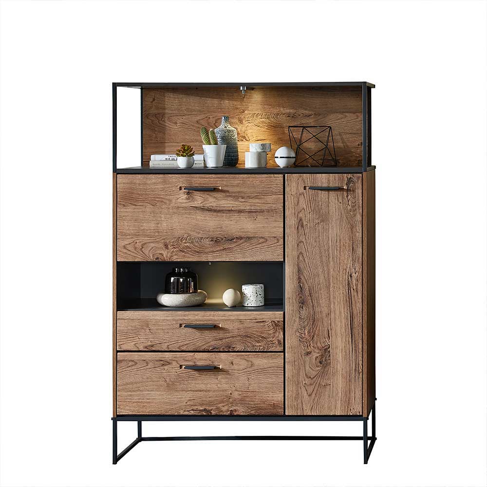 Industry TV Board & Highboard Set - Xindus (zweiteilig)