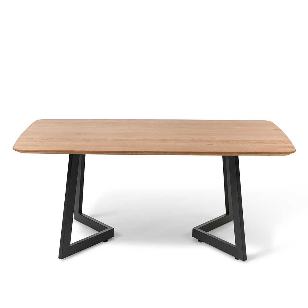 Wohnzimmer Holztisch mit Schweizer Kante - Fresca