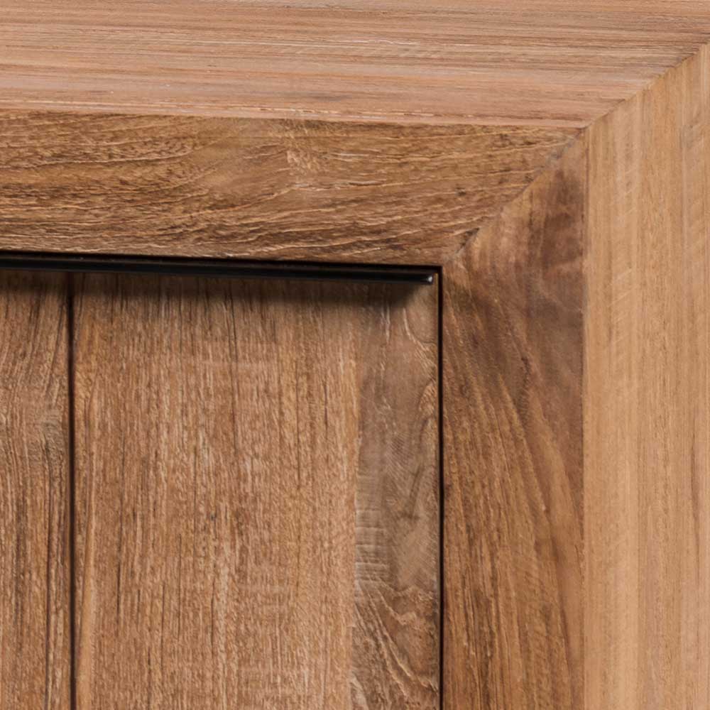 Teak Couchtisch auf Sockelgestell - Myons