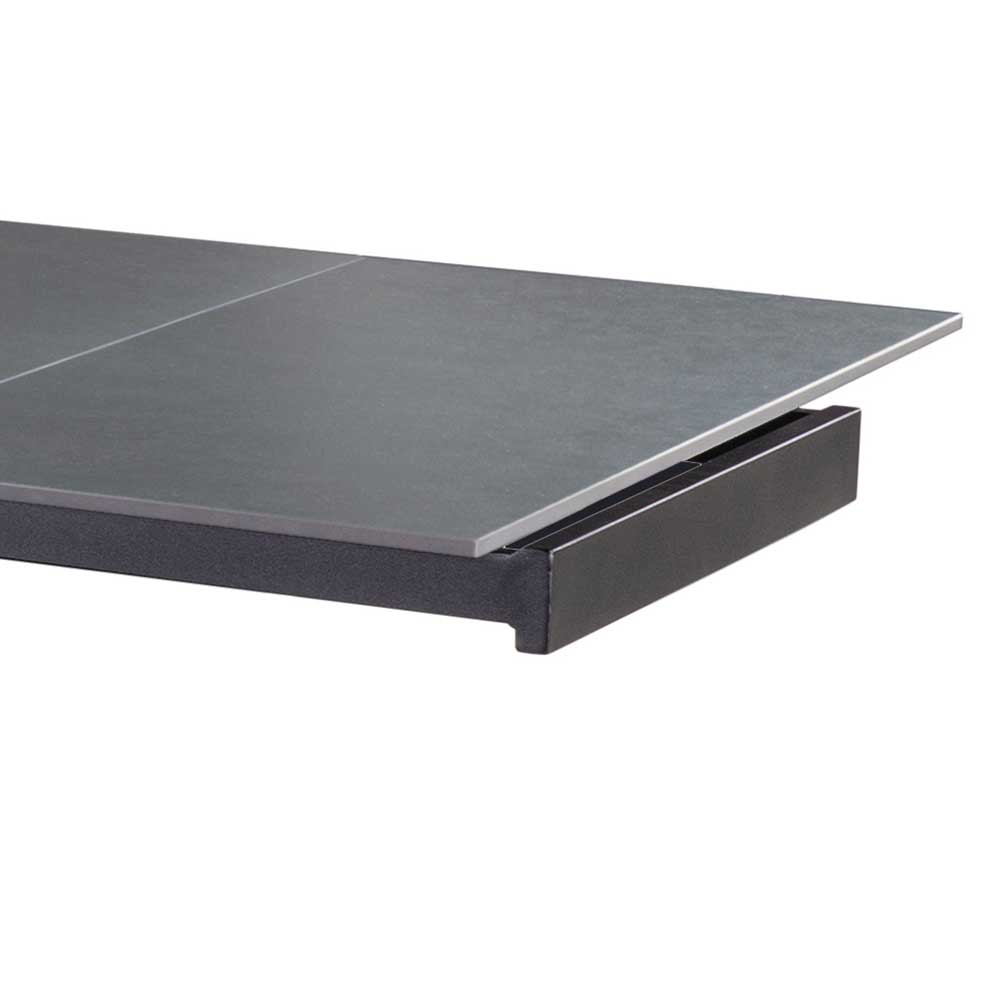 Ausziehtisch mit 2 Einlegeplatten aus Keramik - Mailiona
