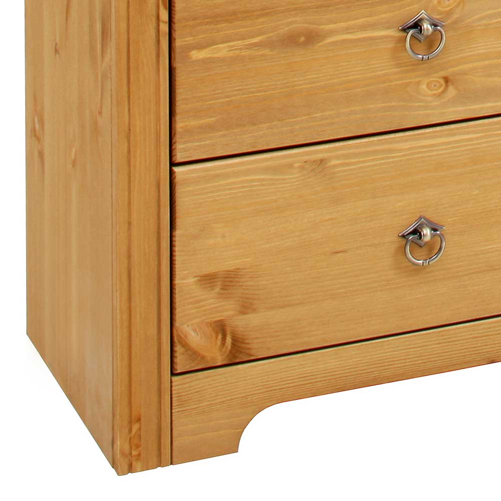 152x68x38 Holzkommode mit 3 breiten Schubladen - Imressa