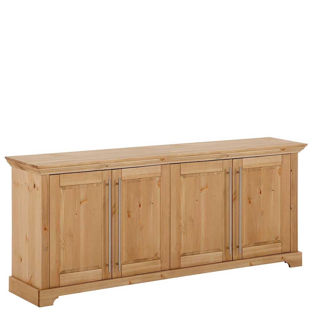 Sideboard mit vier Türen aus Kiefer massiv - Noellisa