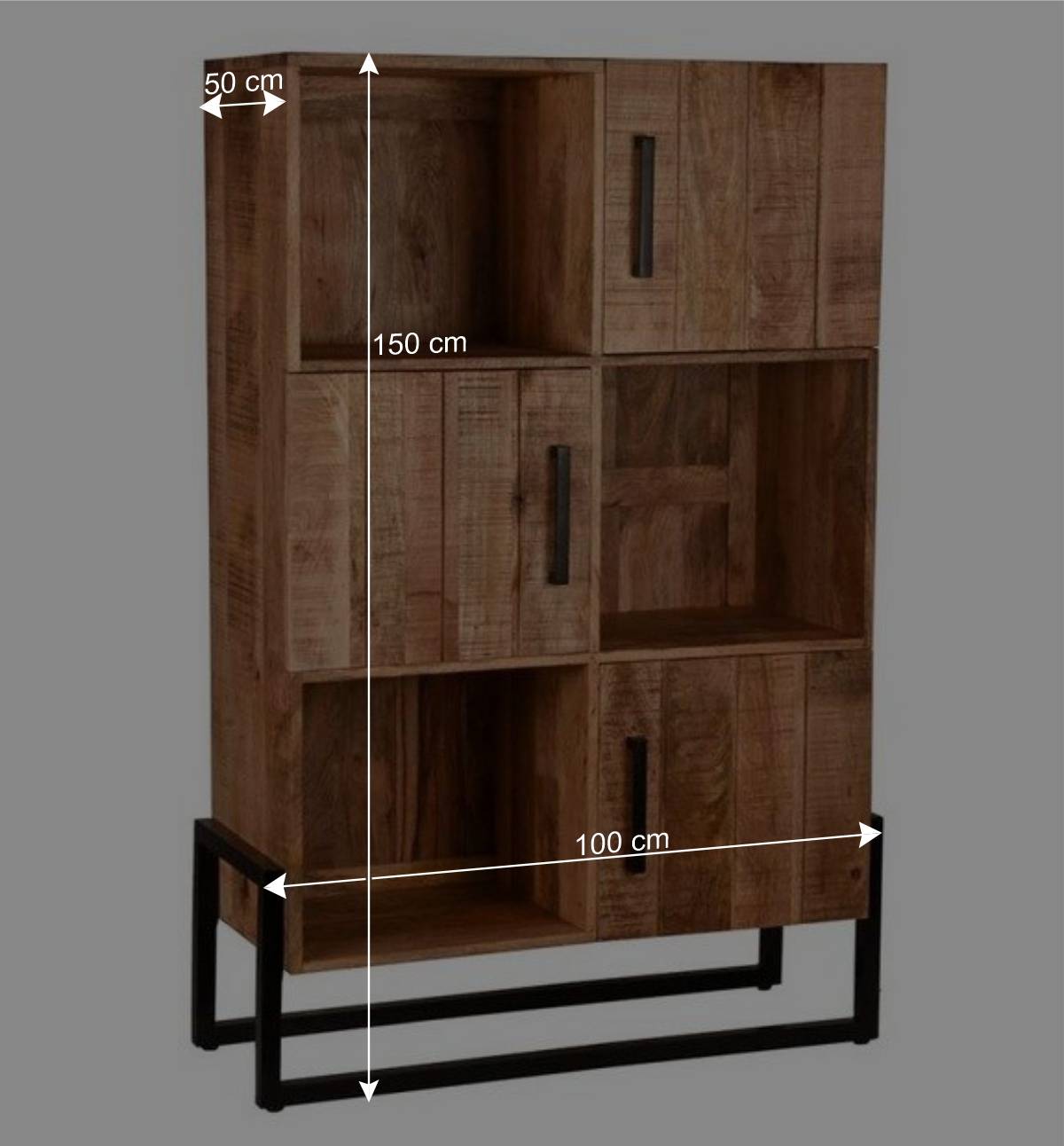 100x150x50 Industrial Highboard 3-türig - Schanow