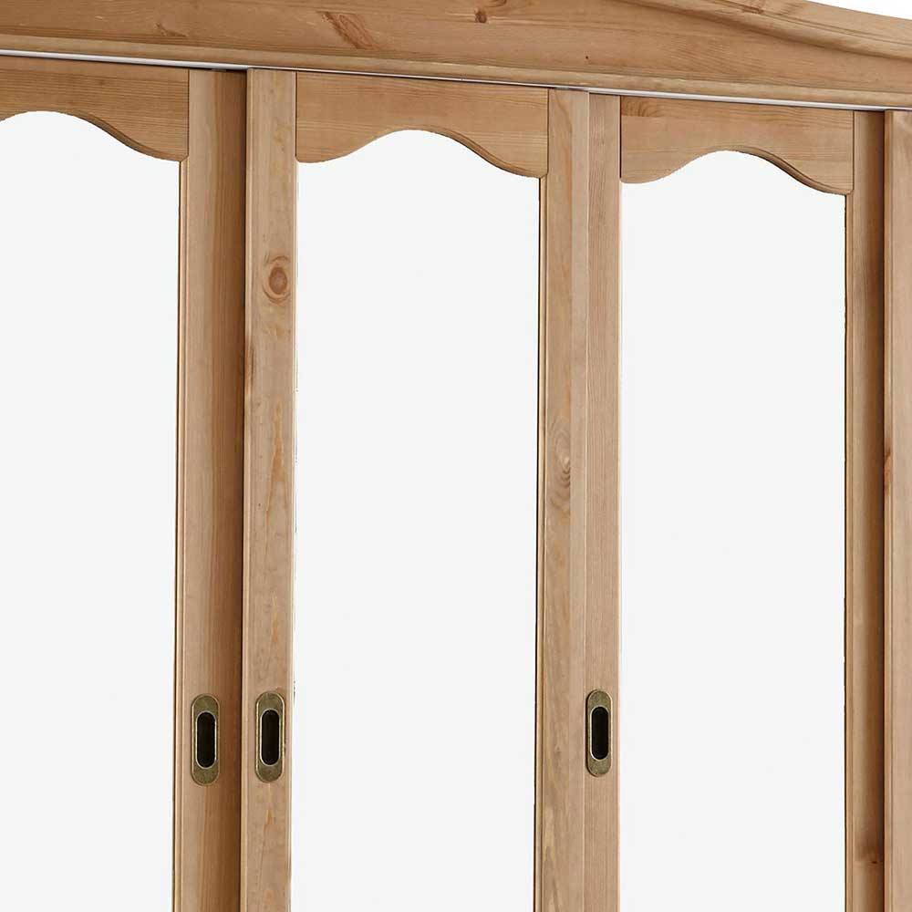Holz Landhaus Schrank mit Schiebetüren - Vocoja