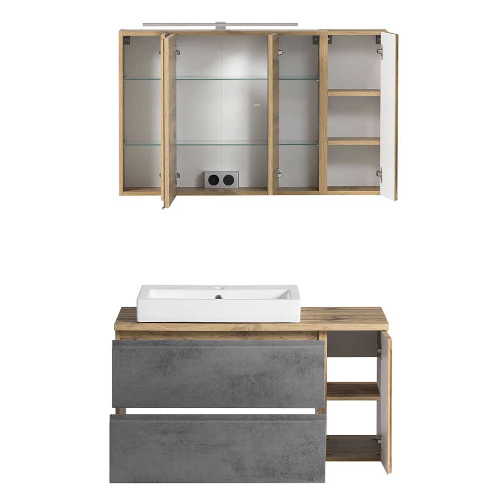 Waschplatz Einrichtung modern - Mia (zweiteilig)