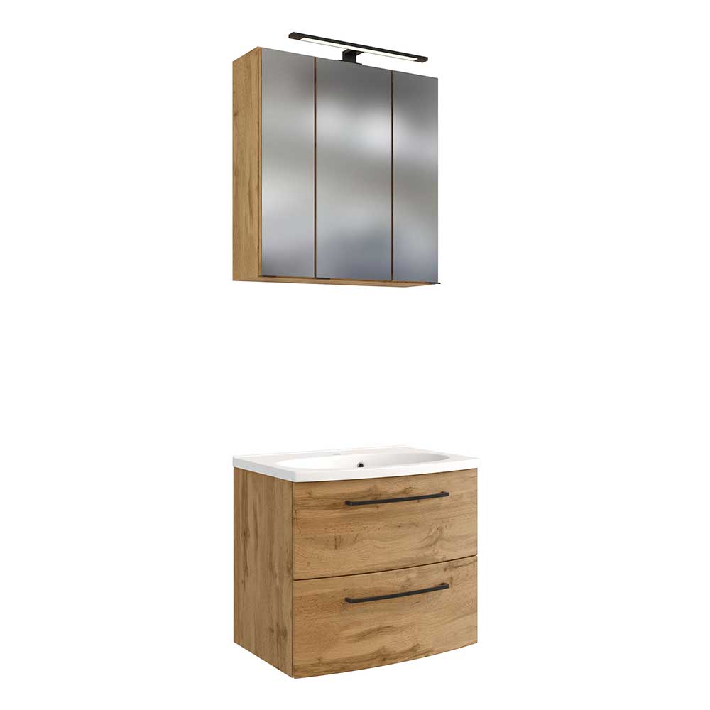 Waschkonsole & Spiegelschrank Kombi - Arazony (zweiteilig)