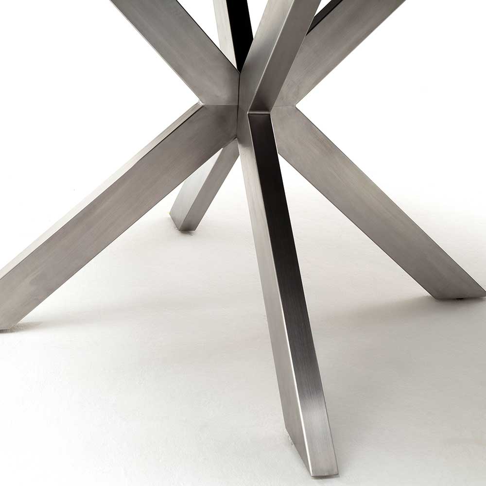 Runder Design Ausziehtisch aus Keramik - Rafu