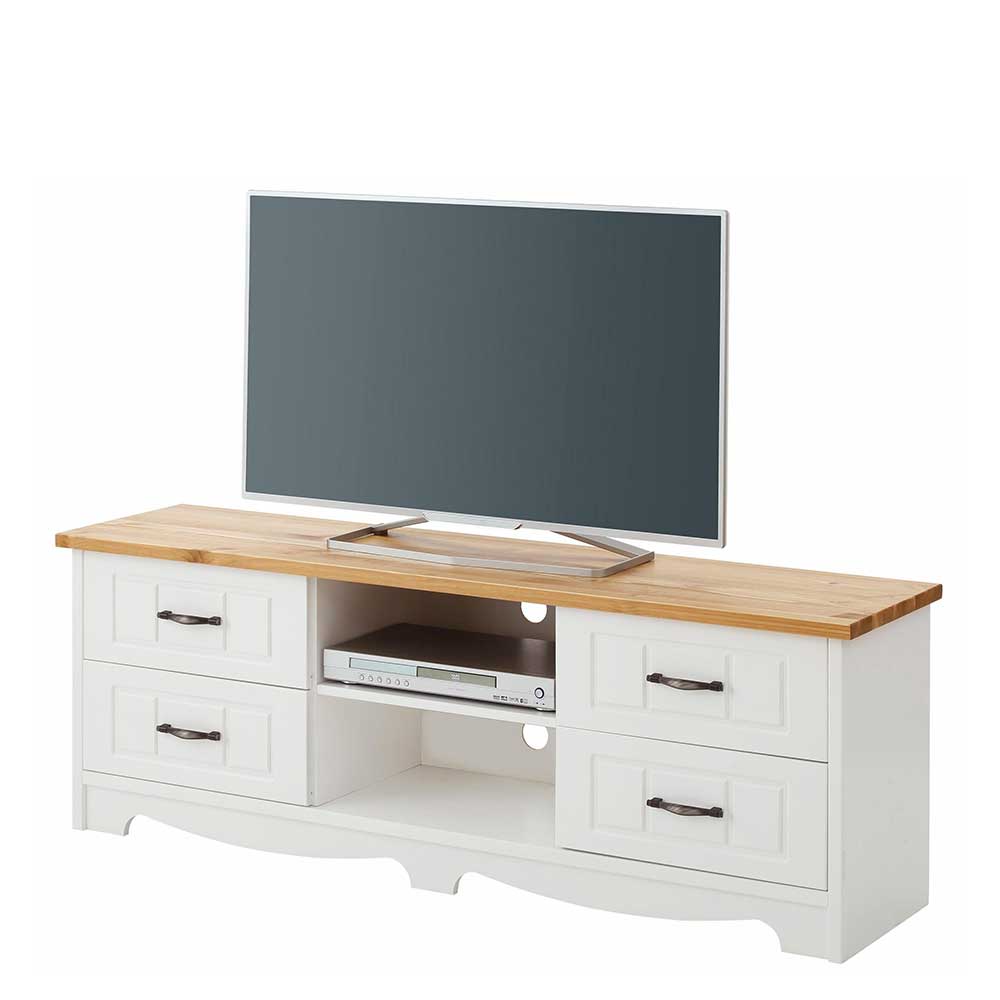 Landhaus TV Bank mit Schubladen - Ribeiro