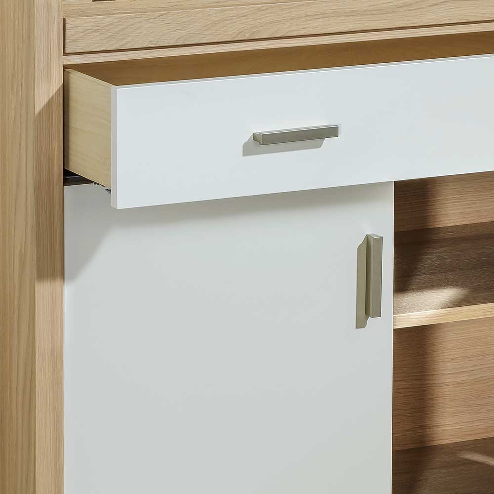 Moderner Sekretär in Creme & Eiche Bianco - Jamaica