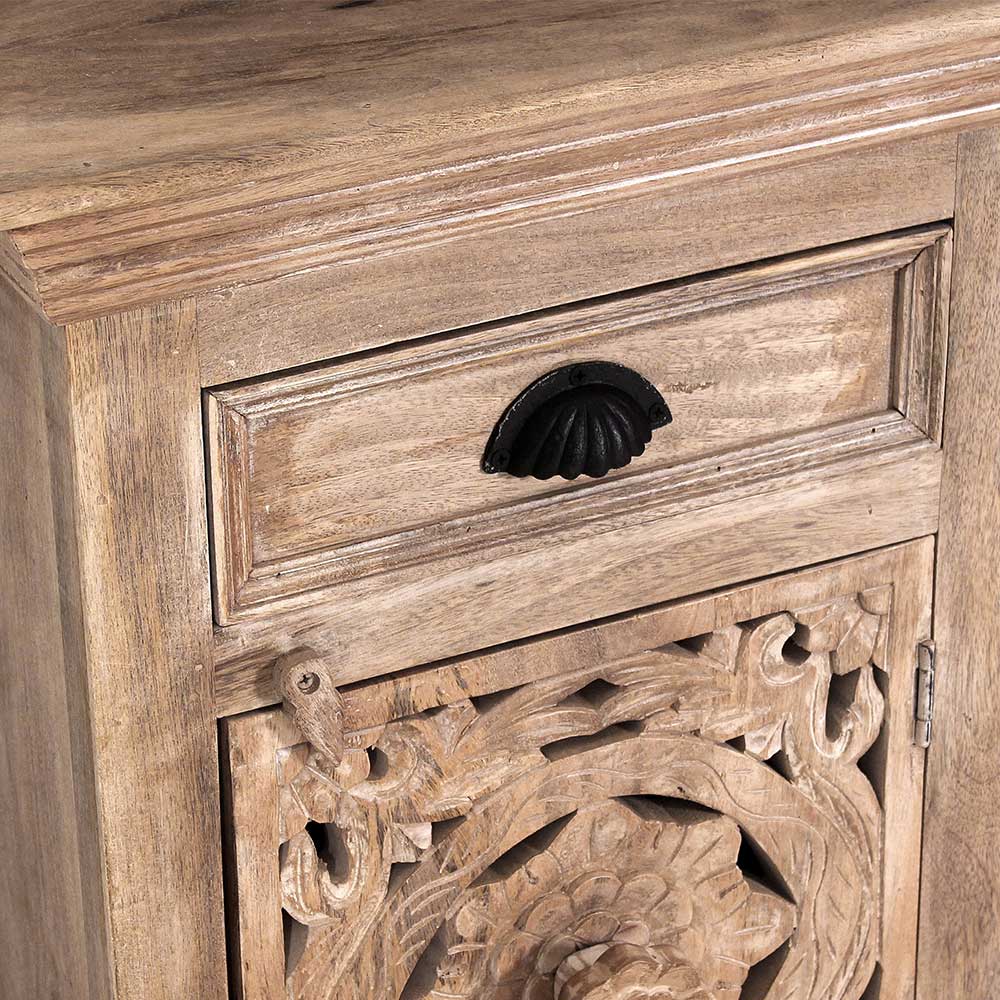 Romantische Badmöbel aus Holz - Runiasa (fünfteilig)