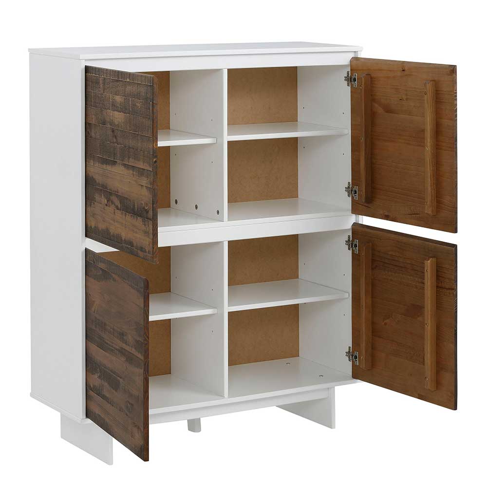 4-türiges Highboard im Scandi Chic - Chihu