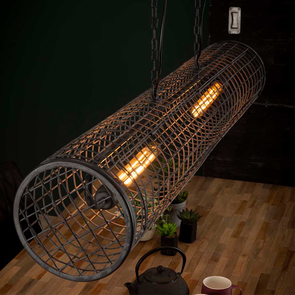 121x150x20 Hängeleuchte als Gitter Rolle - Frome