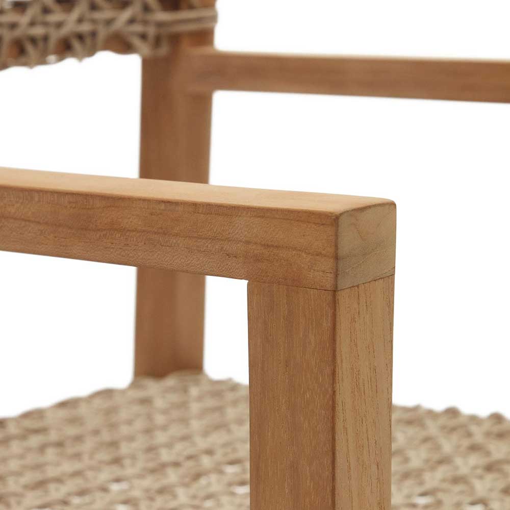 Garten Armlehnstühle aus Teak Massivholz - Conave (2er Set)