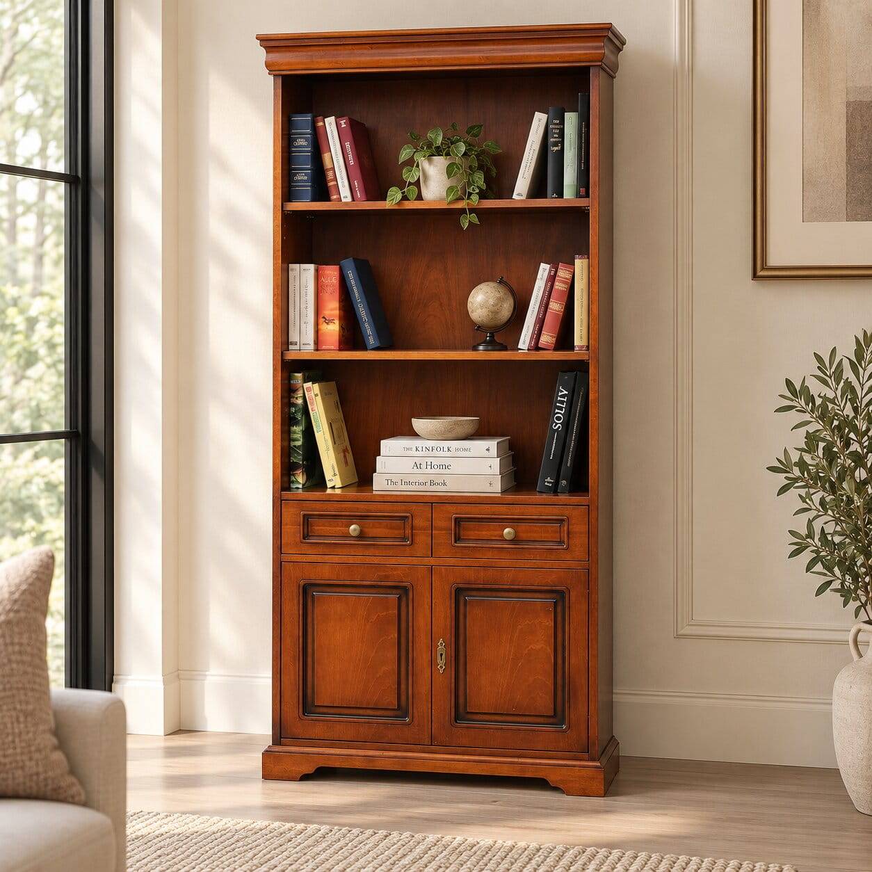 Bücherschrank im klassischen Stil - Kimms