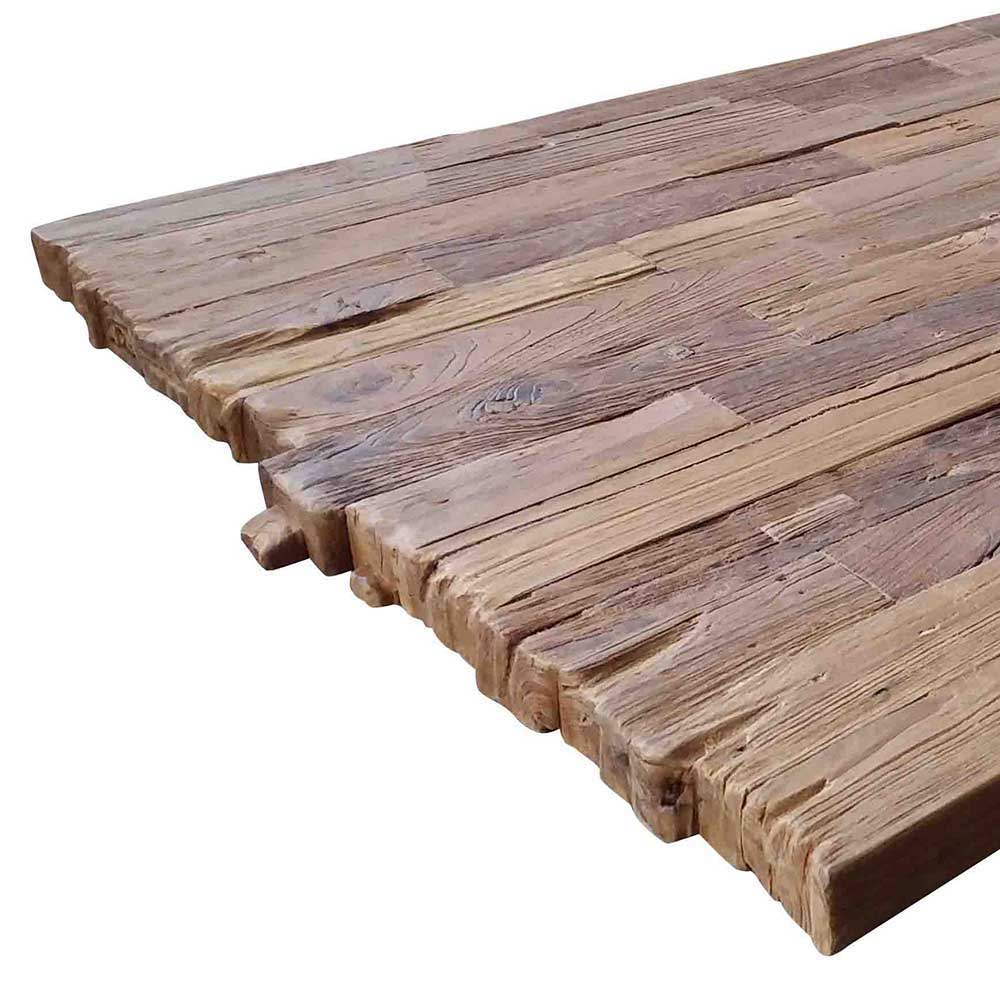 Ausgefallener Tisch aus Teak Recyclingholz rustikal - Kyras