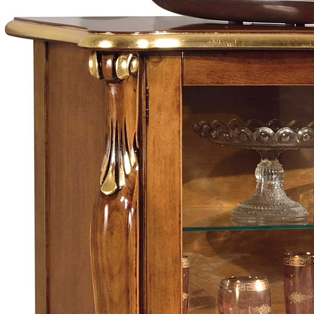 108x100x40 Italienische Vitrine 2-türig - Carlenna I