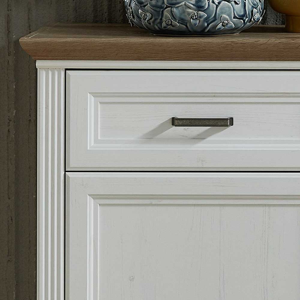 166x102x48 Landhaus Sideboard mit Türen - Sinolita