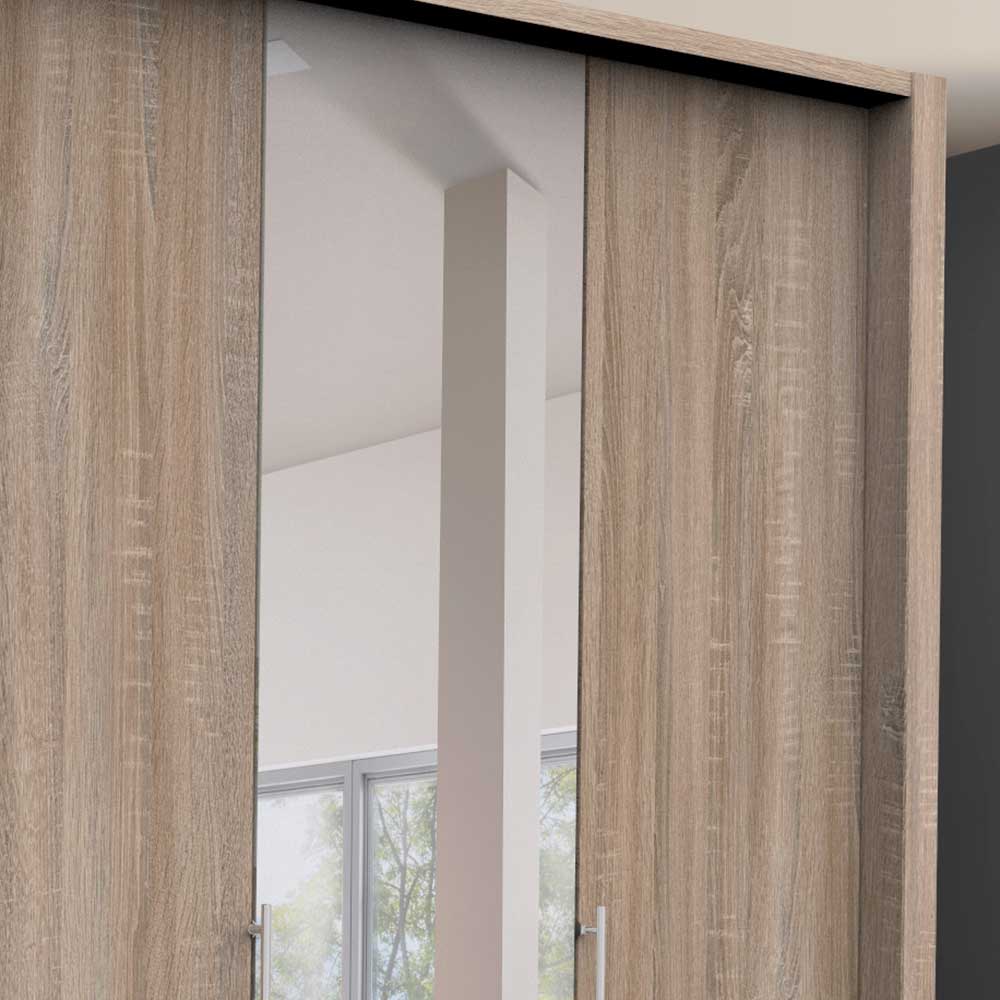 Schmaler Schlafzimmer-Schrank mit Spiegel - Zayun