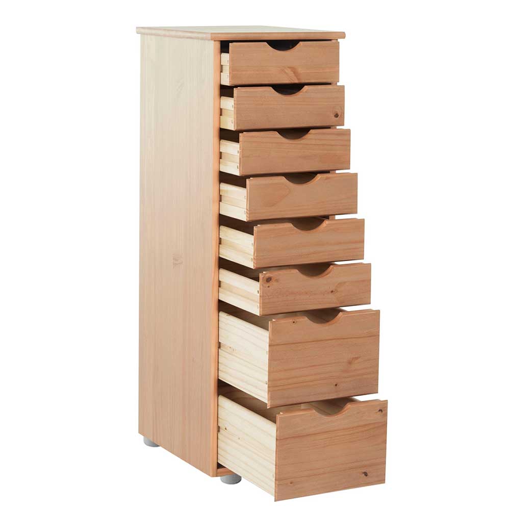 34x102x39 Hochkommode mit acht Schubladen - Uncosma